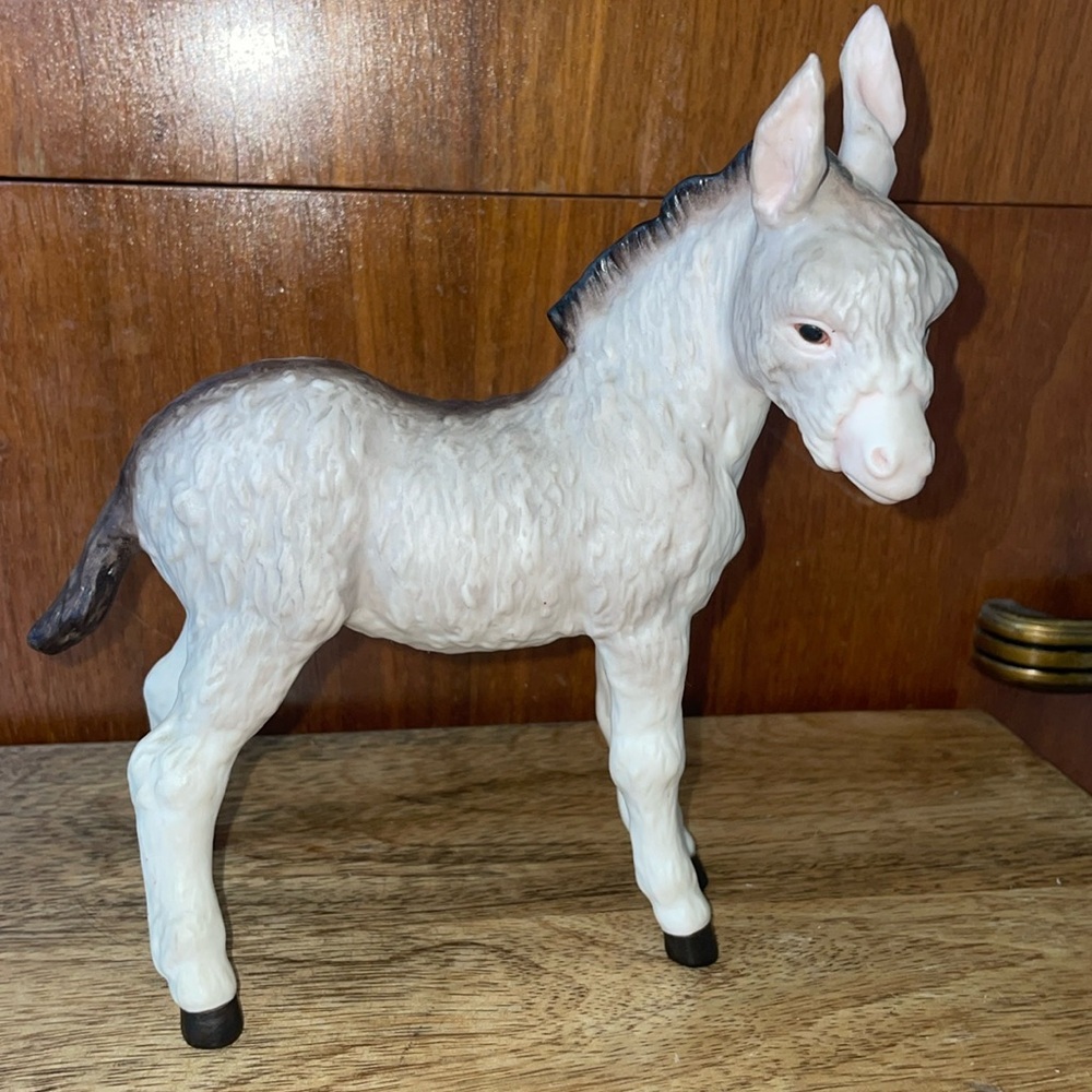 🤎 Cybis Burro Porcelain Donkey Figurine